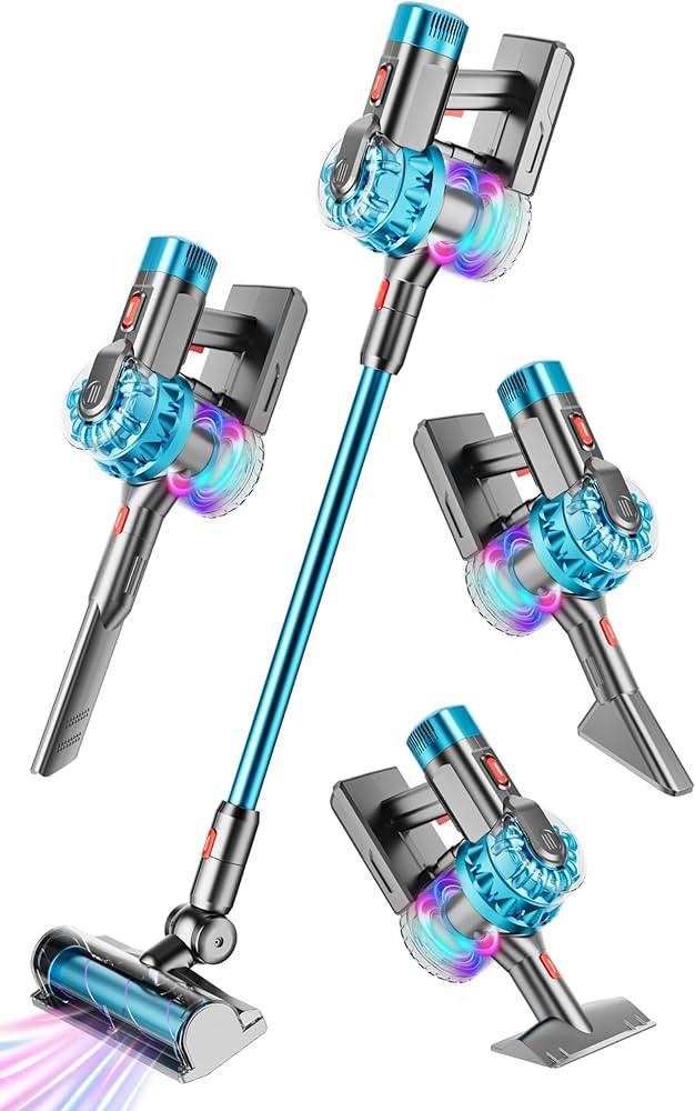 4-in-1 Kids Toy Vacuum That Really Works, Toddler Pretend Play Cleaning Set with Real Suction, To... | Amazon (US)