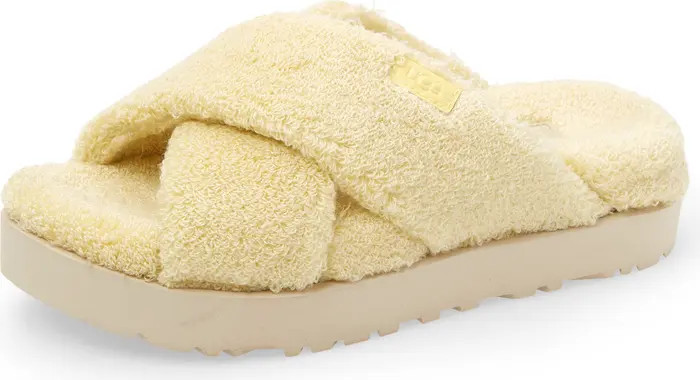 UGG® Fuzz Sugar Terry Crossover Slide Slipper | Nordstrom | Nordstrom