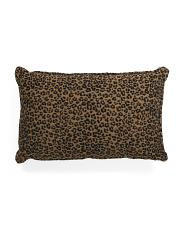 Made In India 14x22 Cheetah Chenille Cozy Lumbar Pillow | Home | TJ Maxx | TJ Maxx