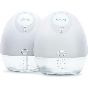 Elvie Double Electric Wearable Smart Breast Pump | Silent Hands-Free Portable Breast Pump That Can B | Amazon (US)