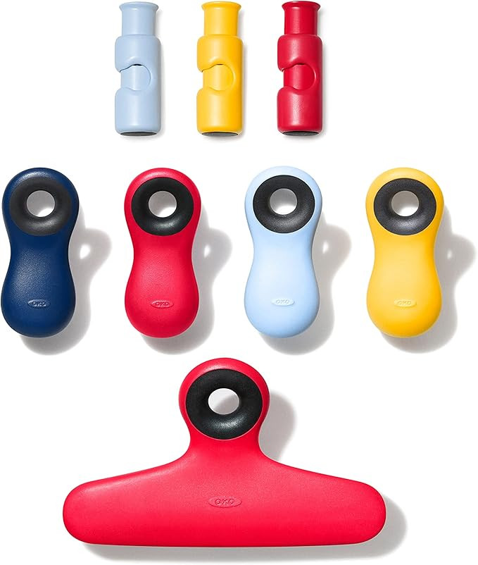 OXO Good Grips Collection, 8 Piece Bag Clip Set, Assorted | Amazon (US)