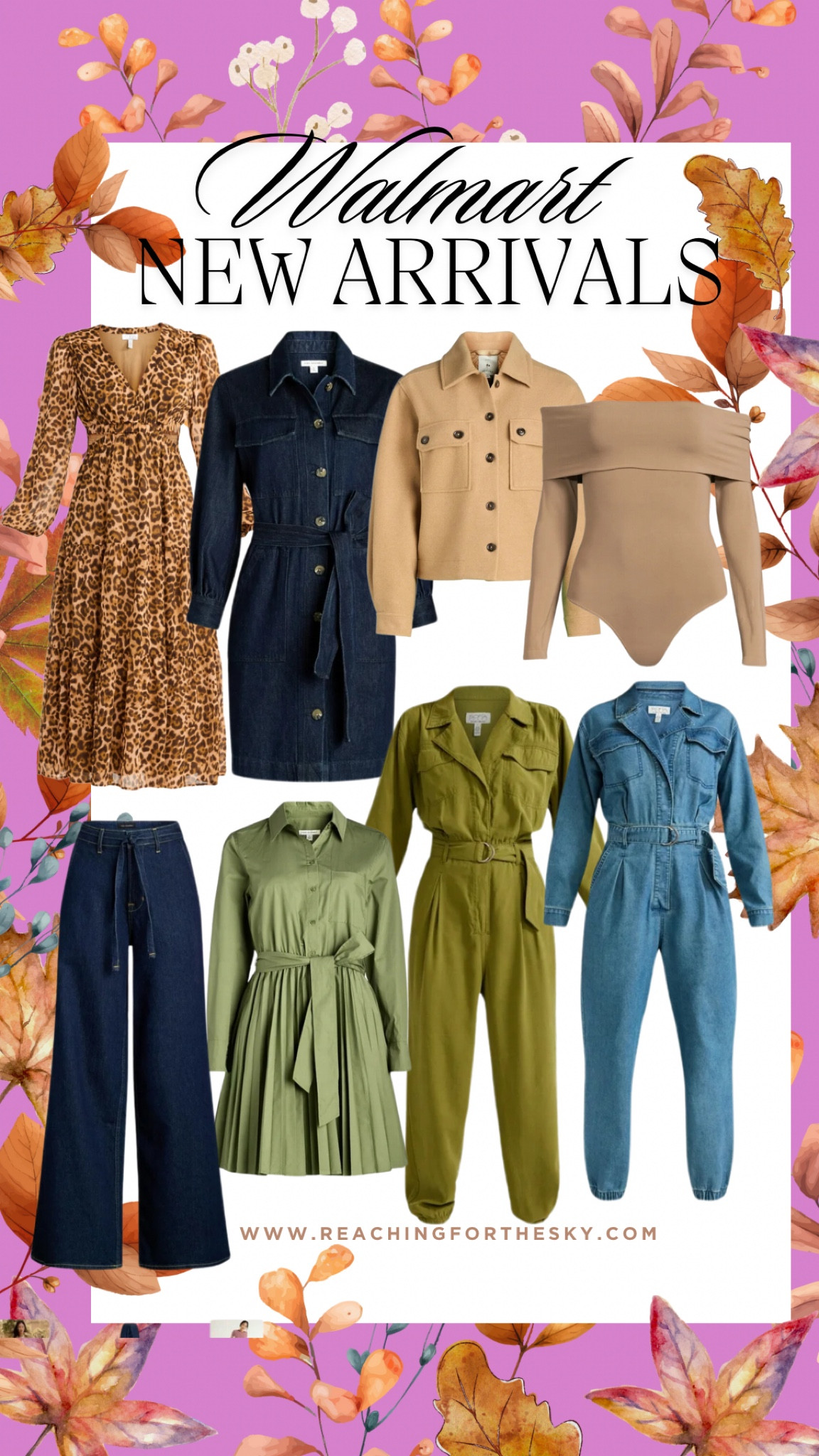 New arrivals at Walmart! Affordable fashion. Denim jumpsuit. Utility coat. Tailor dresses. Leopard. Jeans. 

#LTKstyletip #LTKfindsunder50
