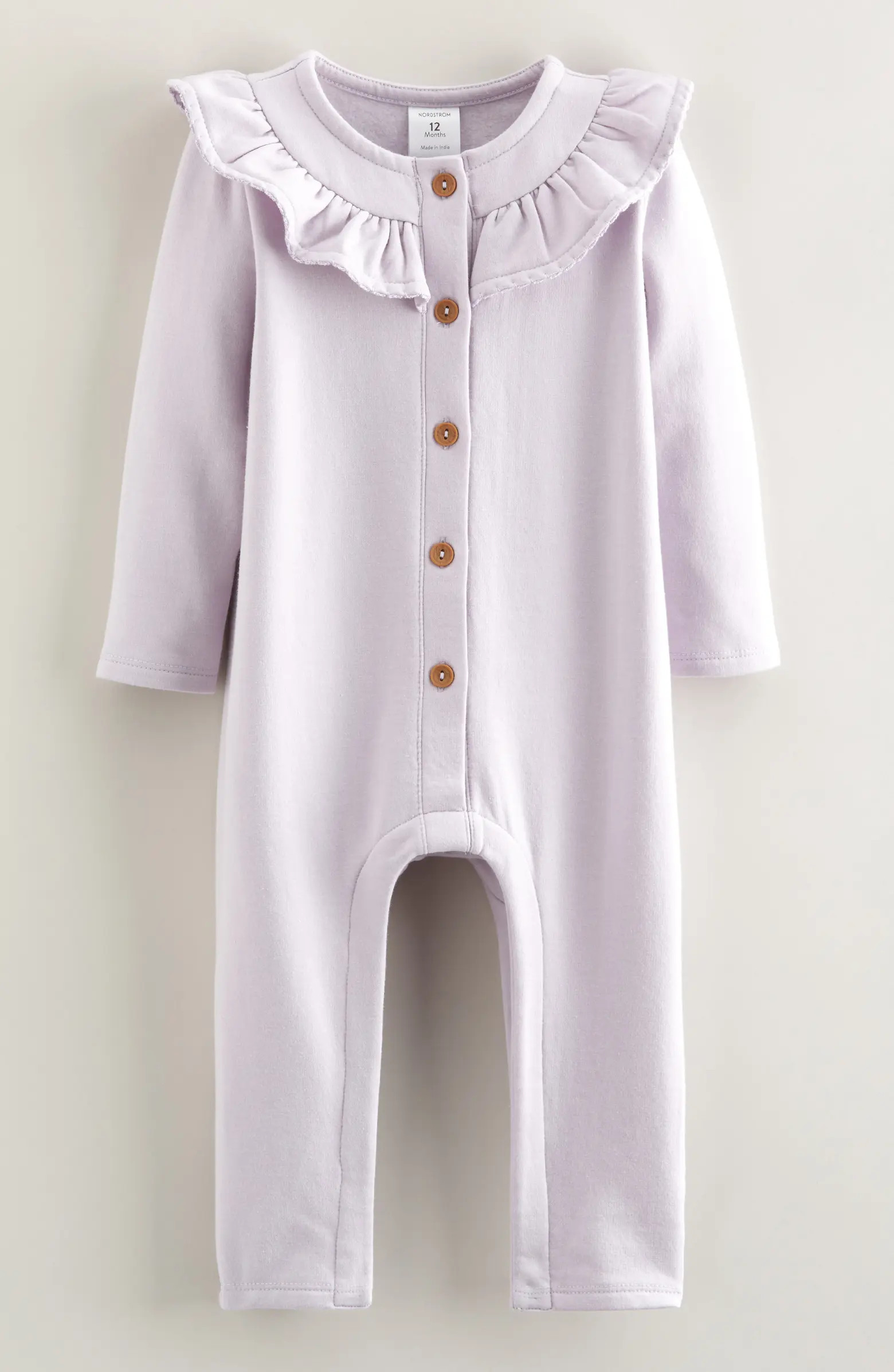Nordstrom Ruffle Fleece Romper | Nordstrom | Nordstrom