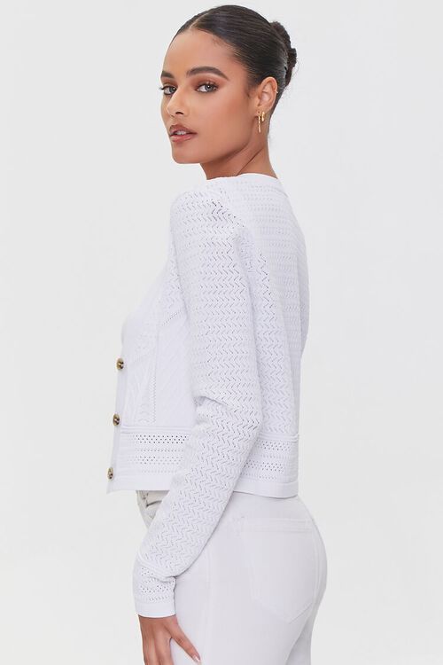 Pointelle Knit Cardigan Sweater | Forever 21 (US)
