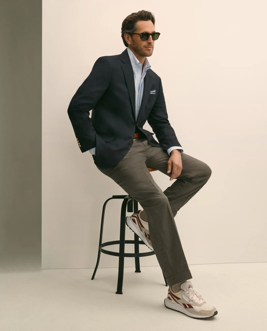 Brooks Brothers Men's Traditional Fit Wool 1818 Blazer | Navy | Size 54 Regular | Brooks Brothers