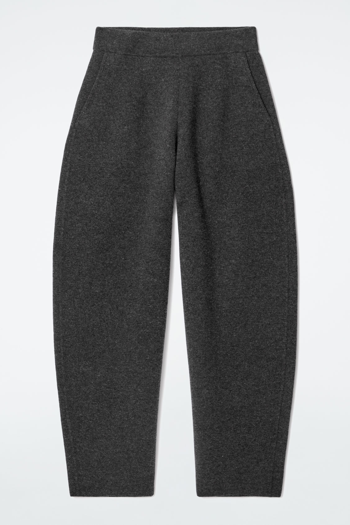 MERINO WOOL BARREL-LEG TROUSERS | COS UK