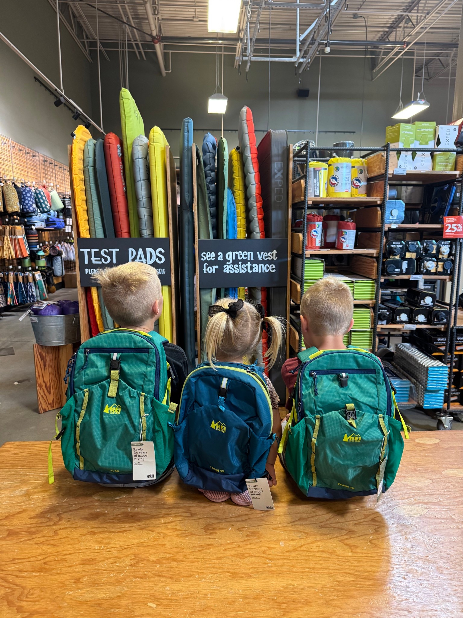 REI Summer backpacks!
