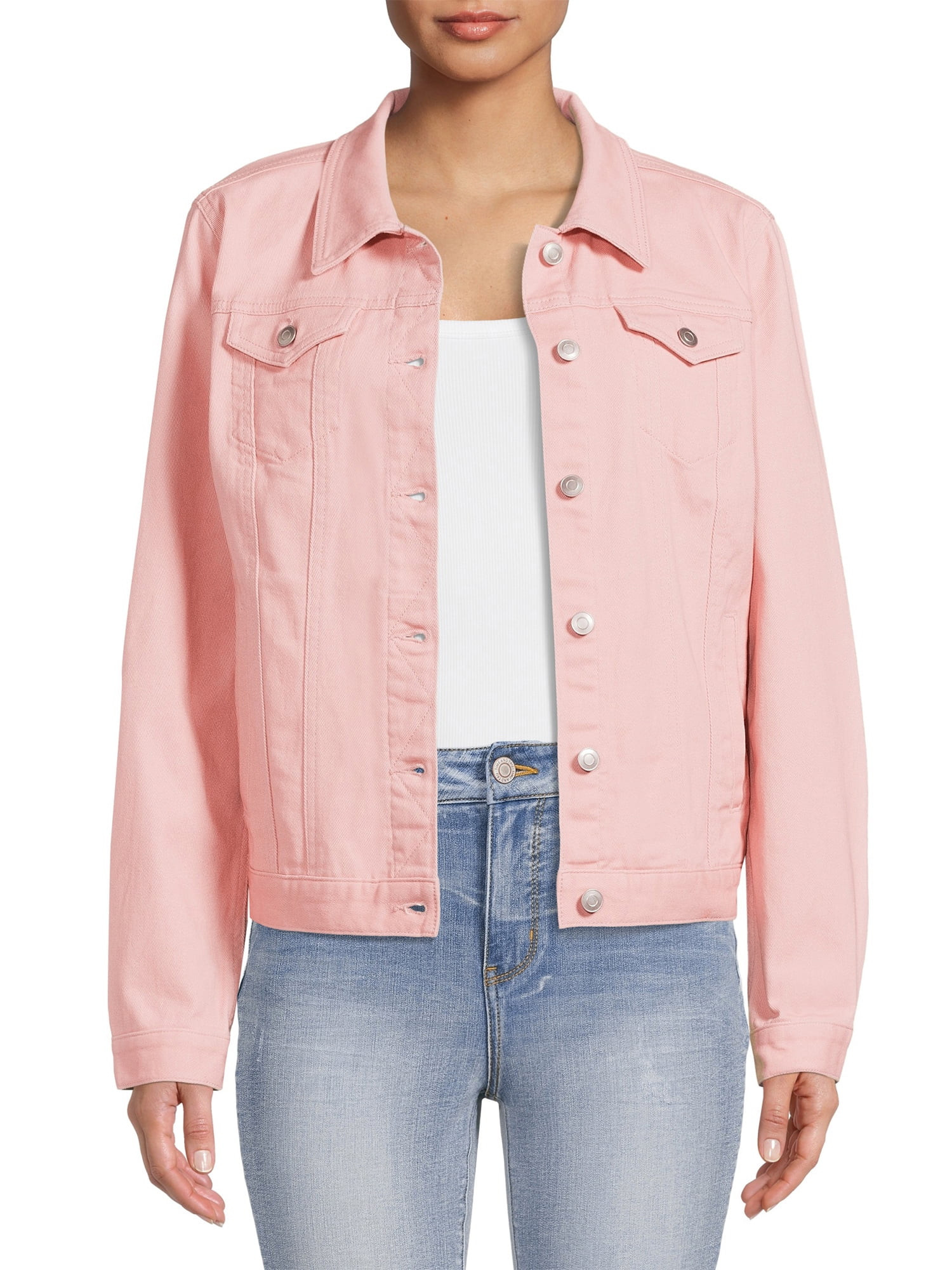 Time and Tru Women's Denim Jacket - Walmart.com | Walmart (US)