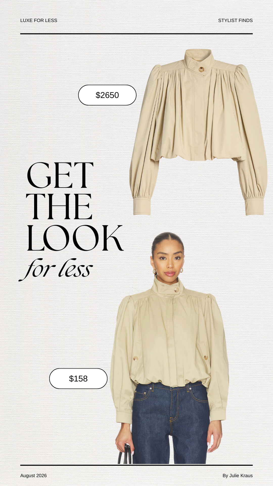 The luxe jacket look you love — found it for less. These are the finds that make getting dressed feel indulgent without the splurge. Get the Look for Less • Luxe for Less • Designer Look for Less • Jacket Outfit Ideas • Affordable Chic 

 #LTKSeasonal #LTKOver40