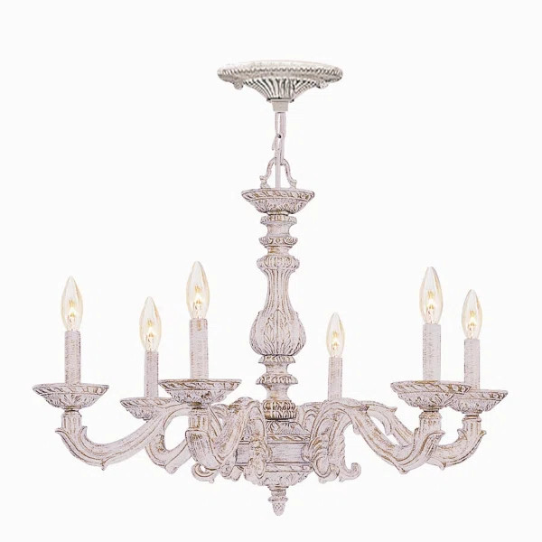 Abagail 6 - Light Candle Style Classic Chandelier | Wayfair North America