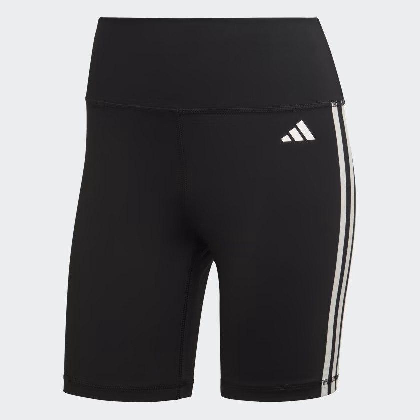 Training Essentials 3-Stripes High-Waisted Short Leggings | adidas (US)