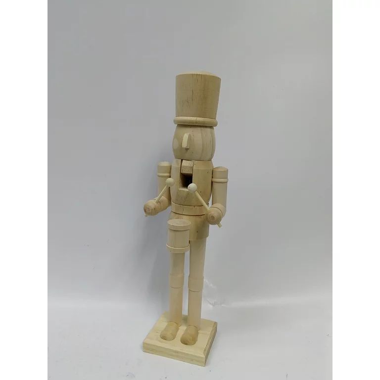Christmas 15 in Beige Color Nutcracker w/Drum, Assemble Product Weight: 1.01 lbs, by Holiday Time | Walmart (US)