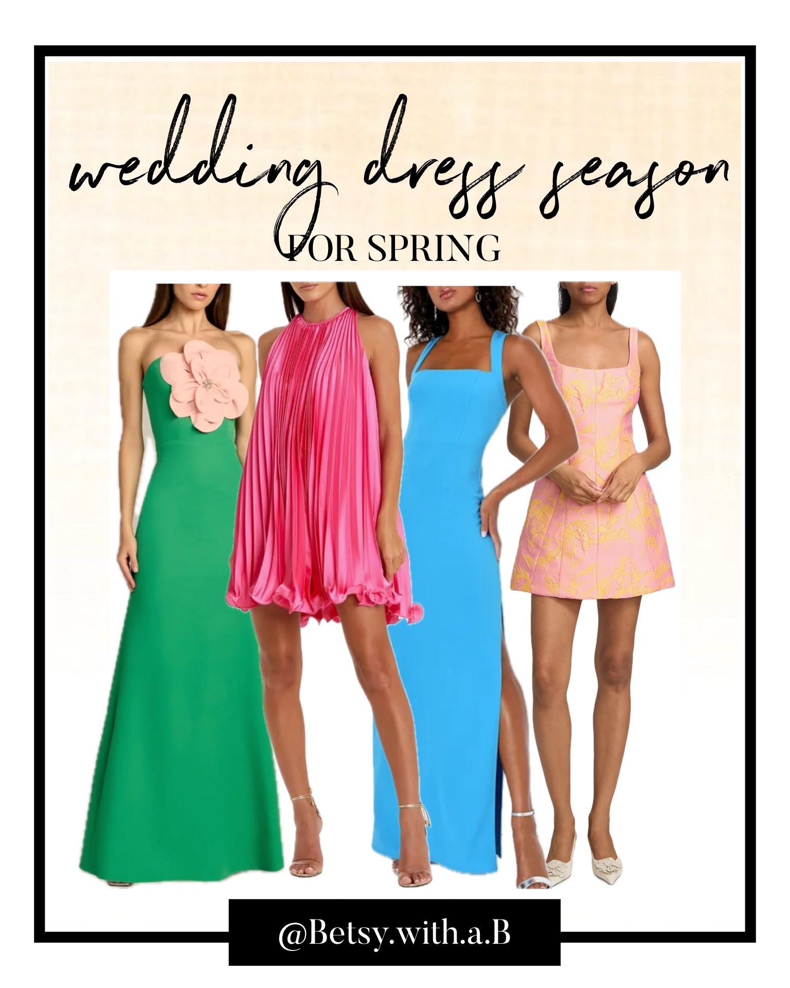 Wedding, Party, and Celebration dresses for the spring color palette. 


#LTKTravel #LTKSeasonal #LTKootd