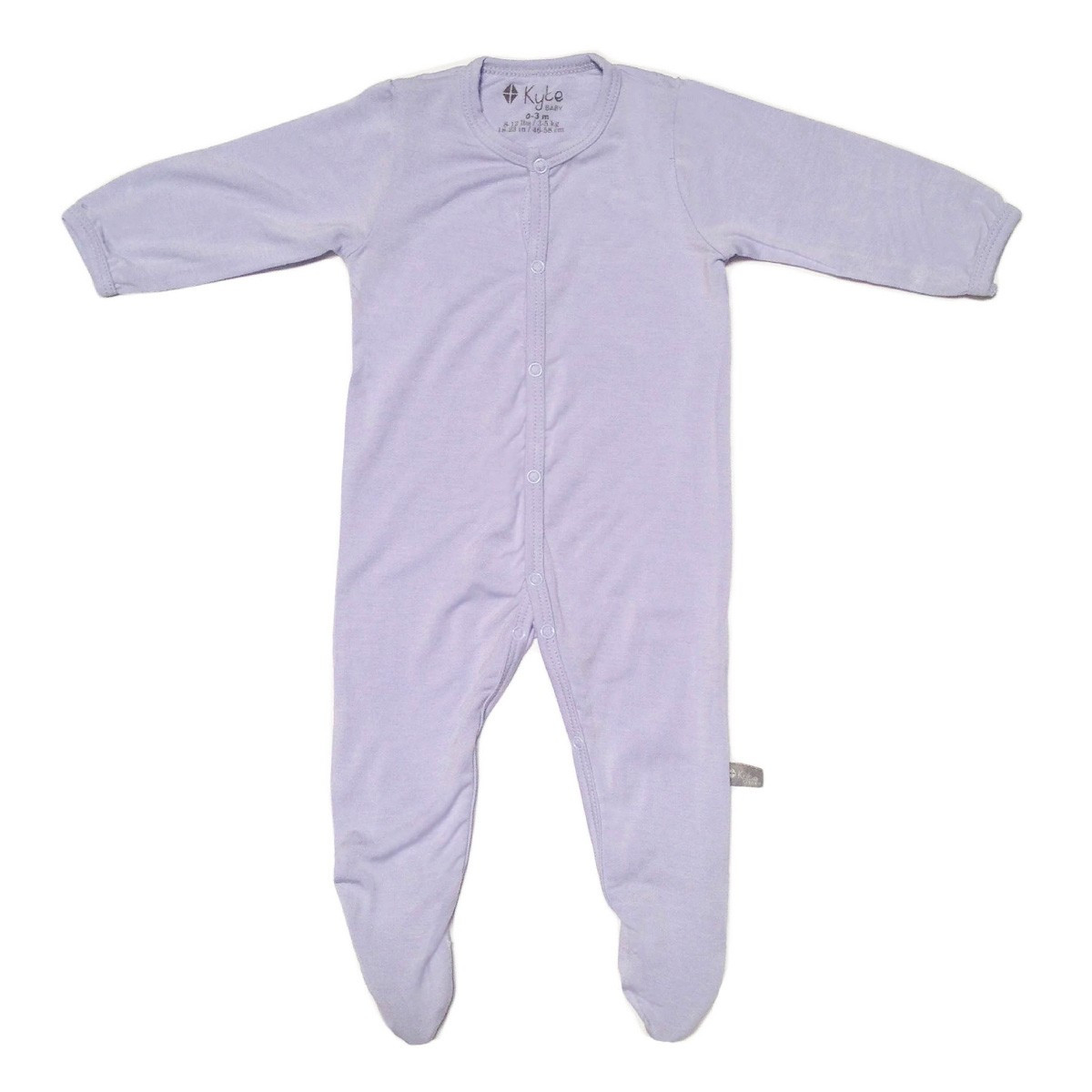 Kyte BABY Baby/Toddler Solid Footie (Color: Purple, Size: 0-3 m) | The Tot