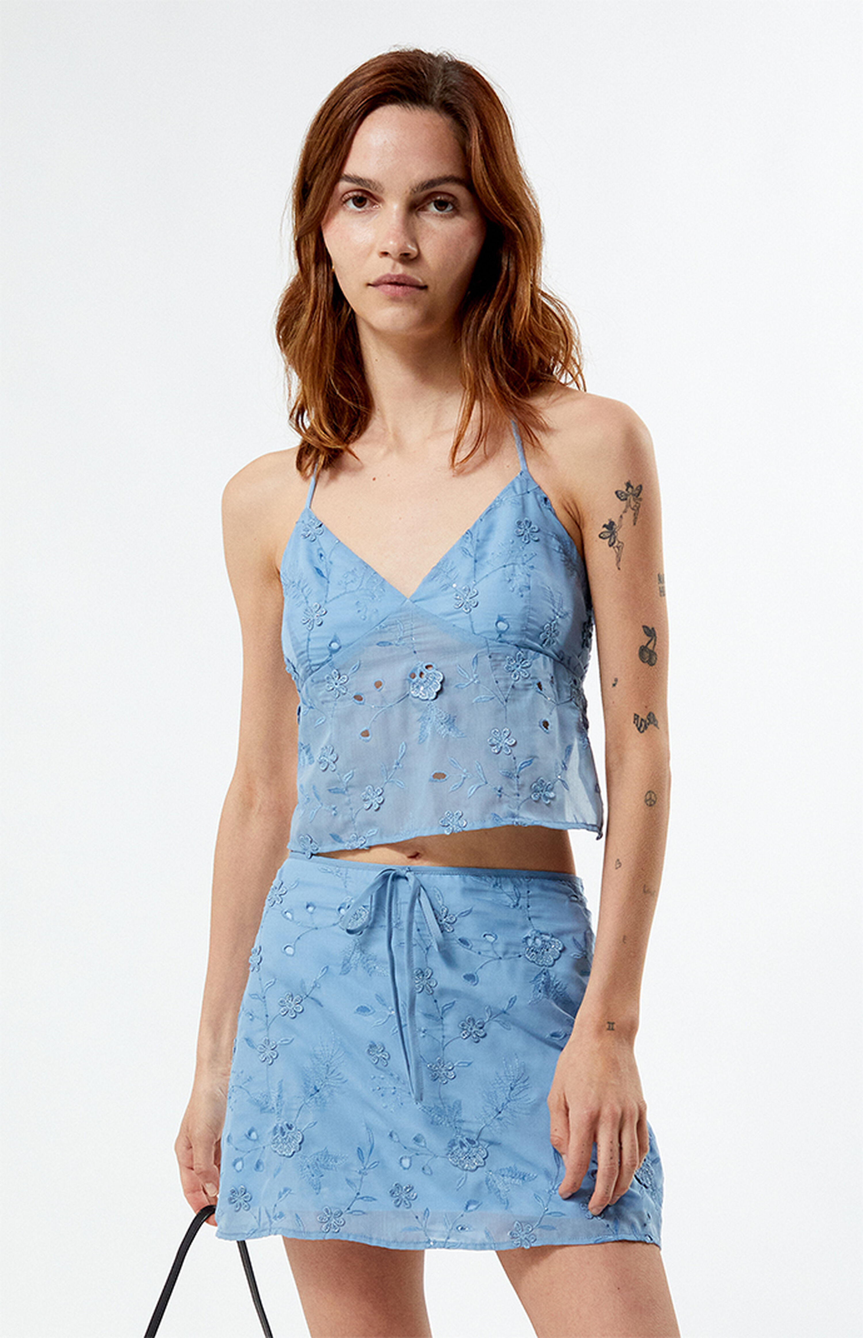 LA Hearts Eyelet Mini Skirt | PacSun