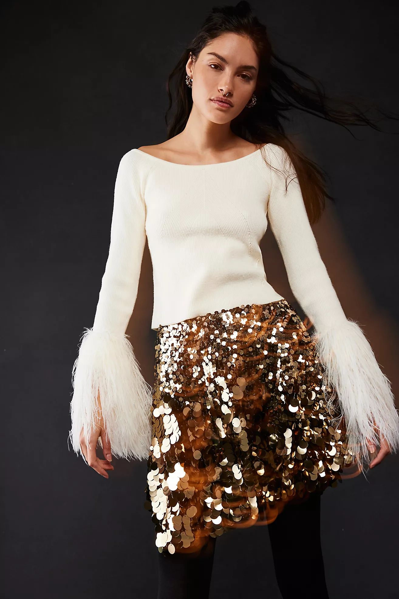 Can't Get Enough Sequin Skirt | Free People (UK)