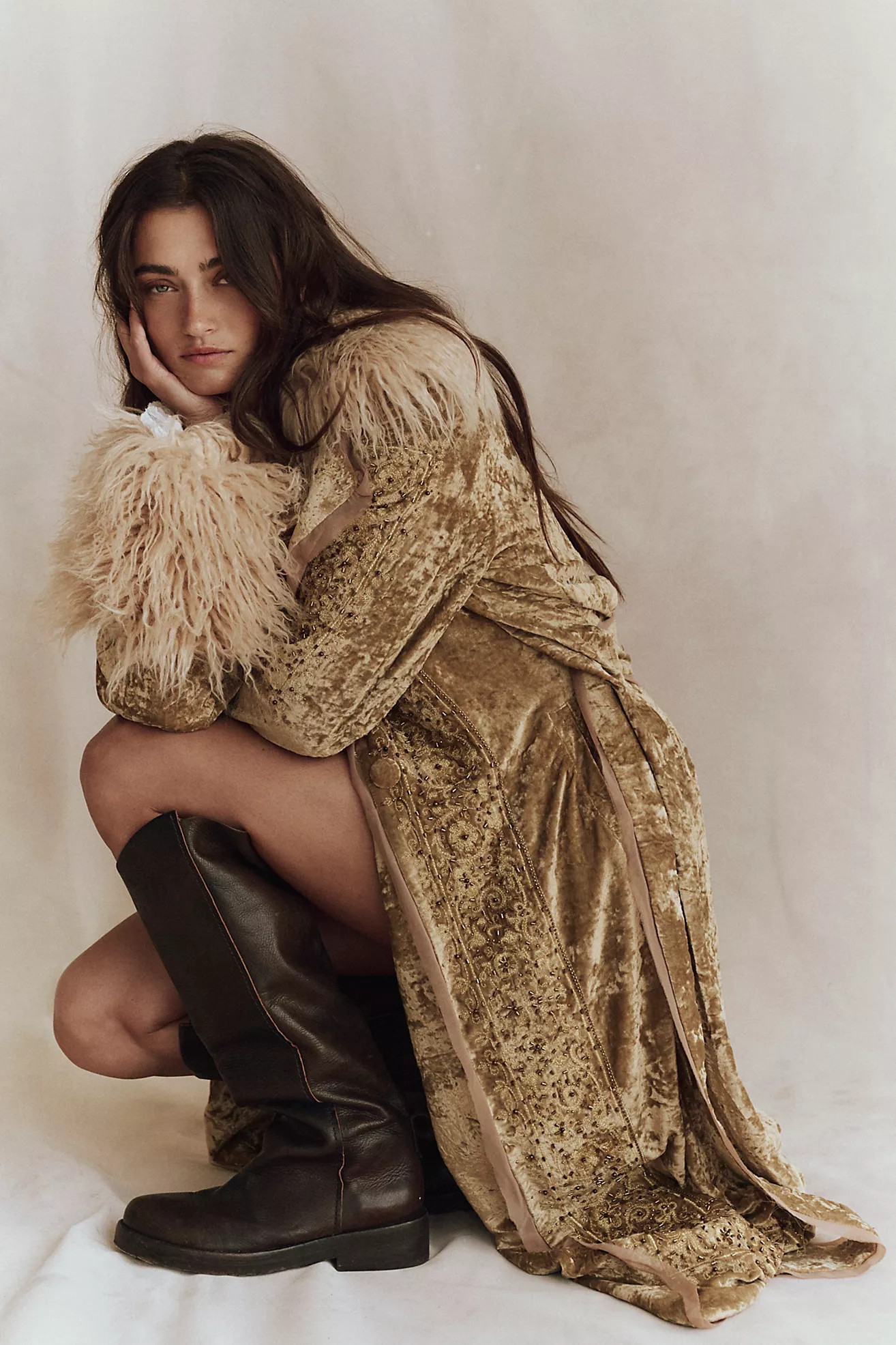 Pyre Embellished Duster | Free People (Global - UK&FR Excluded)