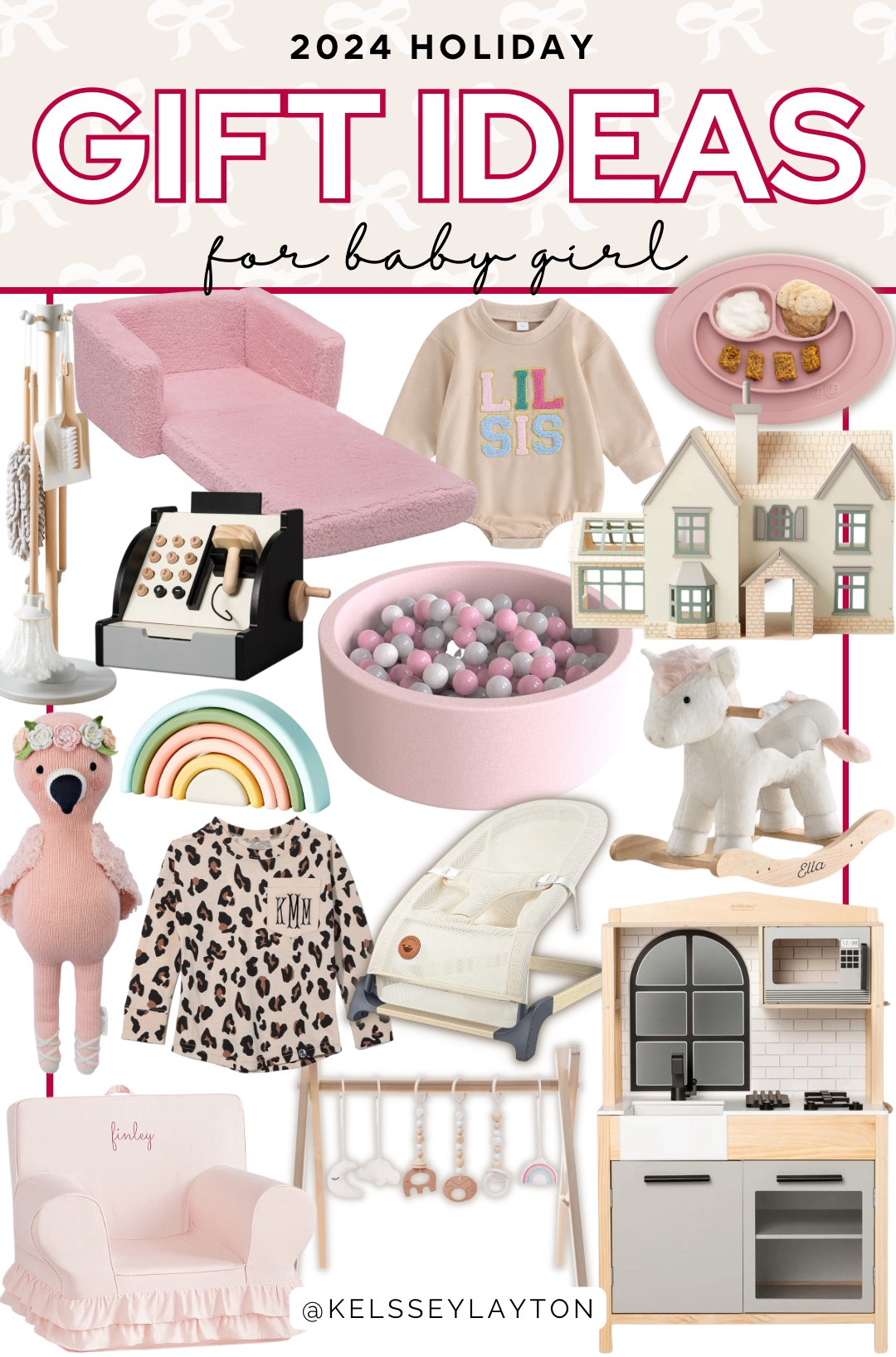 Gift ideas for baby girl, Christmas gift ideas for baby girl, gift guide baby girl, kelssey Layton gift guide 

#LTKFindsUnder50 #LTKGiftGuide #LTKBaby