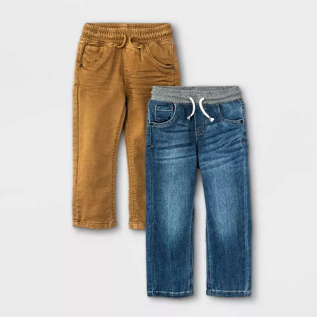 Toddler Boys' 2pk Skinny Fit Jeans - Cat & Jack™ Medium Vintage Denim Wash | Target