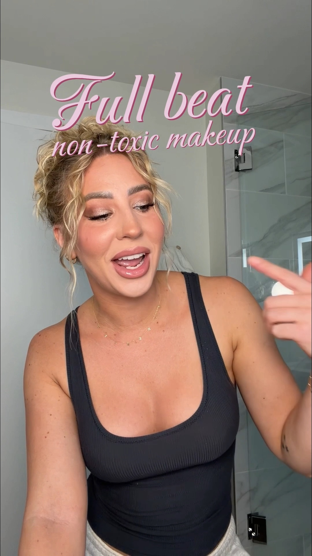A full face of all non-toxic makeup 

#LTKBeauty #LTKselfcare #LTKgrwm