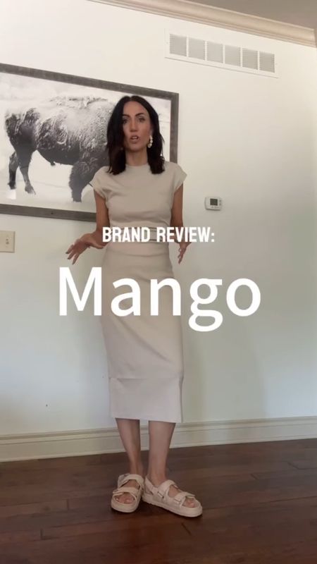 BRAND REVIEW: @mango is a brand I have been shopping for years, but had fallen off my radar. ✨ I’ve started shopping again this year and really loving it. They are from Europe, but have quite a few stores in the US. I loved their classic styles, but  unique approach to clothing. I recently ordered some styles and am here to report. 

Here are my notes:
- Shopping experience online was easy and prices are affordable ($40-200).
- Generally styles are basic, but have some kind of modern twist. Lots of basics, but also fun trend pieces mixed in. 
- Most styles fit tts- or a little big. 
- There are lots of dress options and even formal/semi-formal. 
- Shipping was free over a certain point but not super fast to the US. Most of my shipment come quickly, but some get delayed. 
- Returns are pretty simple. Free returns at a USPS drop-off.

Overall I think I give it an A grade for getting on my go-to brand list. I think they have a really great mix of basics and trend. I enjoy online better than in-store, but overall I think the brand is doing a great job on a lot of points. 

I linked these fits in LTK or comment LINK and I’ll send you a DM.