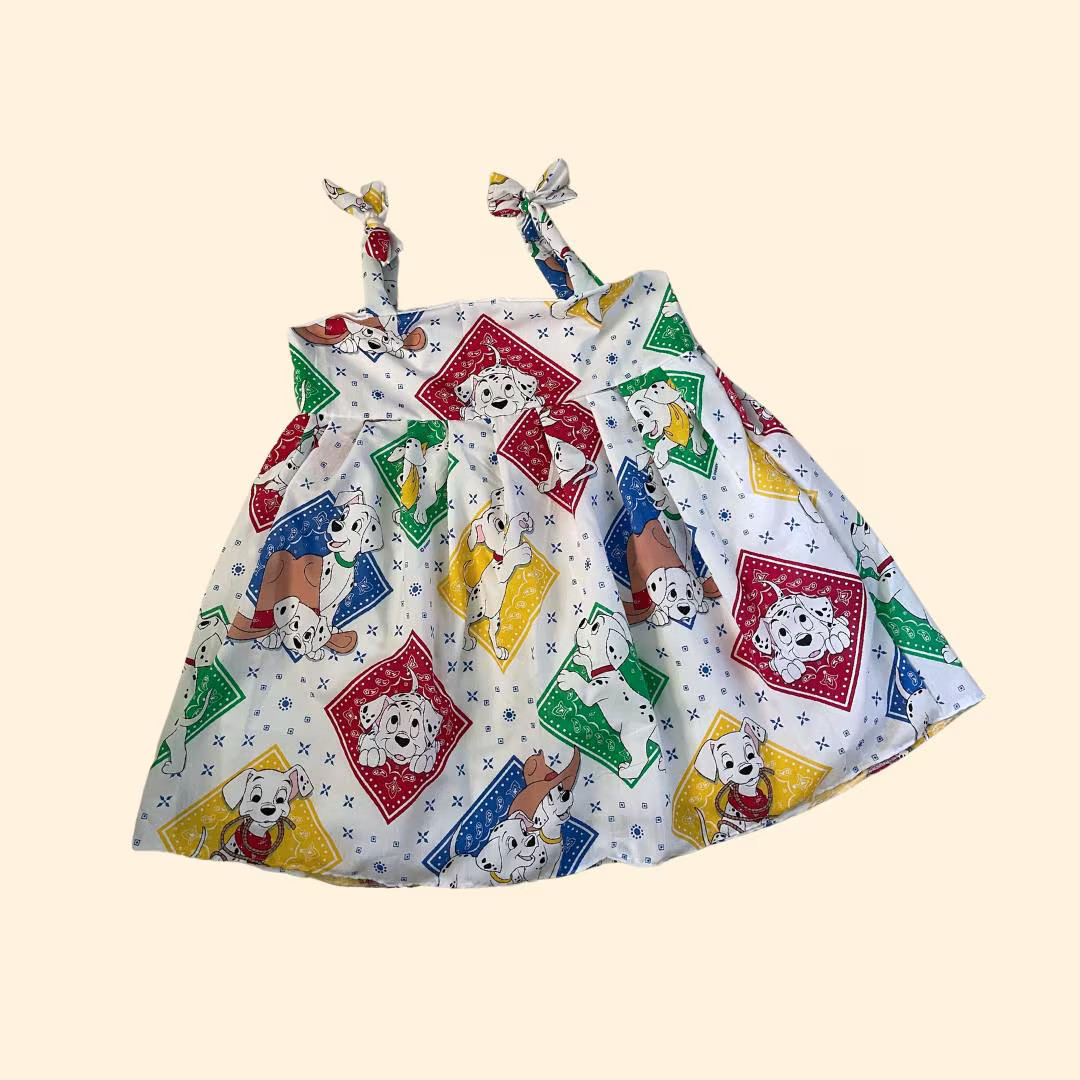 VINTAGE SHEET DRESS // 101 Dalmatians // Cow Boy // Disneyland // Disney World // 2X // Magic Kin... | Etsy (US)