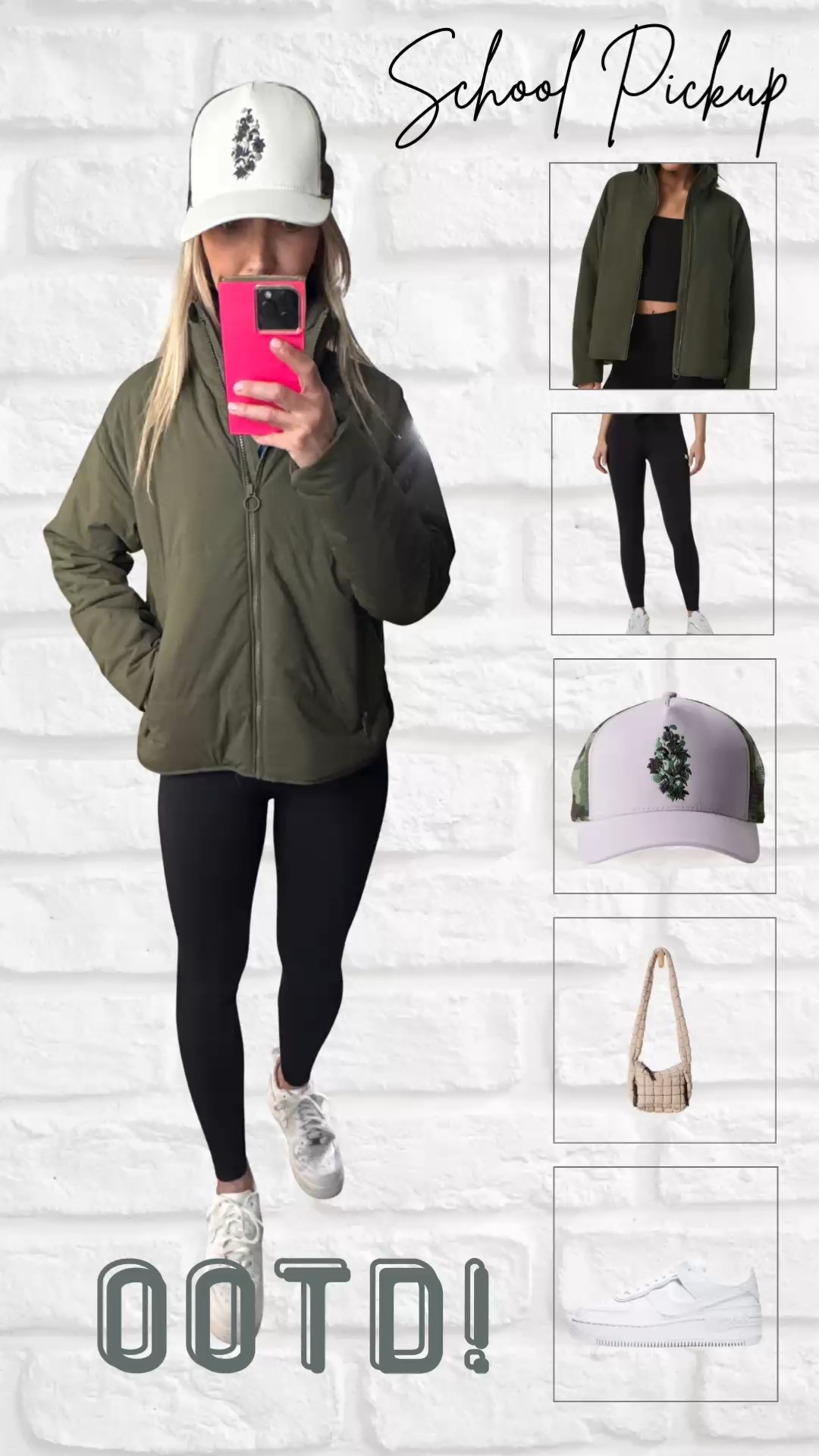 School Pickup OOTD

Today’s school pickup OOTD is all about comfort — my favorite Vuori jacket that I reach for nonstop. It’s lightweight, warm, and roomy enough to layer a sweatshirt underneath without feeling bulky. The fit is perfect for busy mom days, errands, and anything outdoors.

Paired with classic black leggings, sneakers, and a cozy winter hat, this look is the definition of easy, everyday style. If you’ve been looking for a comfortable, practical jacket that still looks polished, this Vuori one is a must-have.

✨ All outfit details are linked — jacket, leggings, hat, sneakers + bag.

#LTKgrwm #LTKootd #LTKGiftGuide