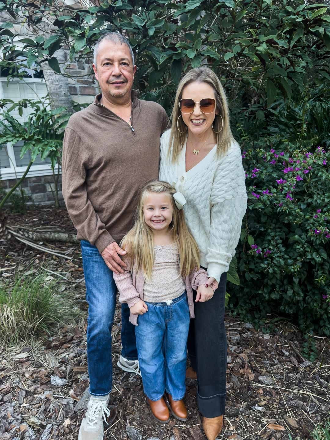 Stovetop jeans are officially a new favorite! They have a wider straight leg and I’ve been wearing them in multiple crops. ladies jeans blue jeans casual outfit winter outfit family picture cable knit cardigan bow necklace

#LTKOver40 #LTKSaleAlert #LTKmomlife