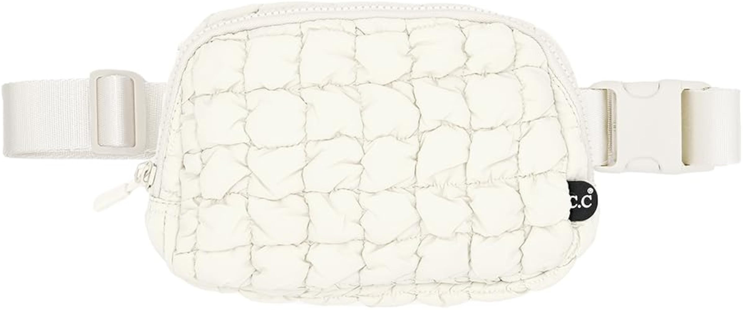 C.C Quilted Puffer Fanny Pack For Women Unisex - Daily Waist Crossbody Belt bag With Adjustable S... | Amazon (US)