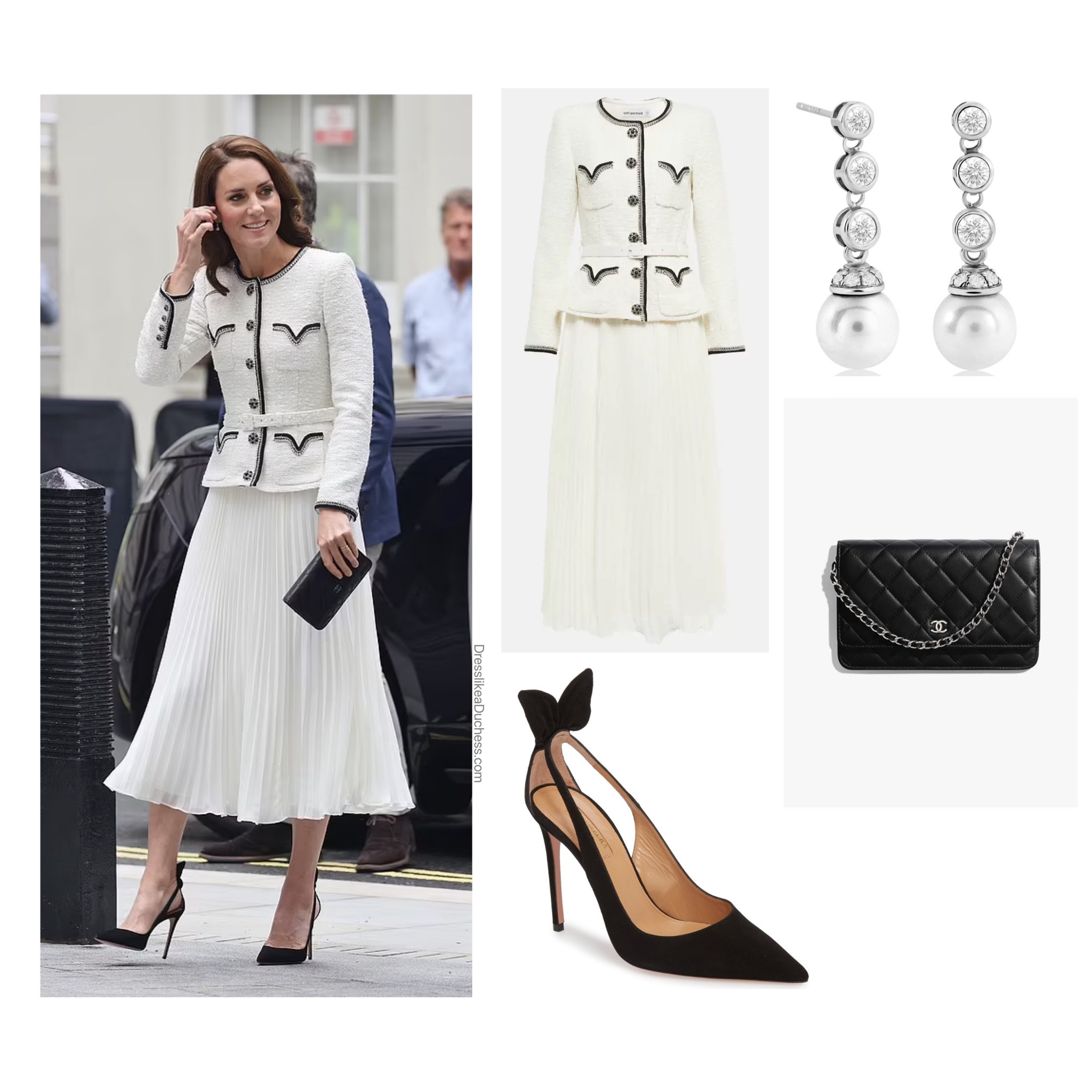 princess of wales self-portrait dress Self-portrait Prince Of Wales Check Mini Dress main image 0