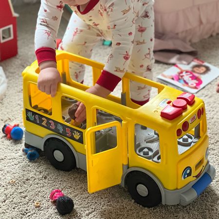 Sophie (17M) absolutely loves these Fisher Price toys!! She received the Little People Play House for her birthday and just got the School Bus as an early Christmas gift. Both have been BIG hits *floor Cheerios not included 🤪

#LTKkids #LTKbaby #LTKGiftGuide