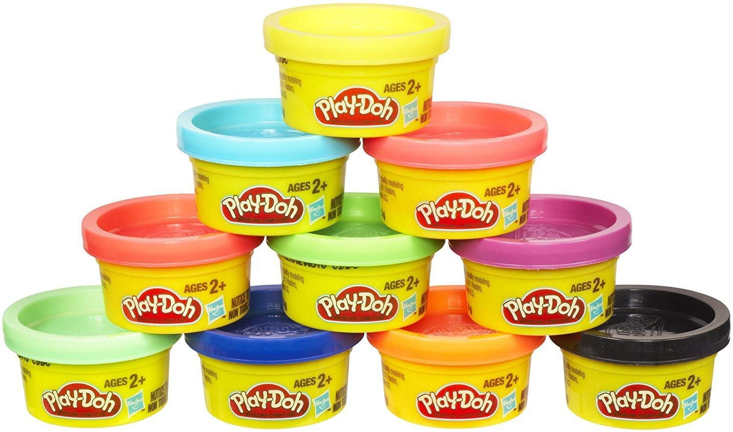 Play-Doh Party Pack 10 1oz Cans of Assorted Color, Back to School Gifts, Prizes, & Party Favors, ... | Amazon (US)