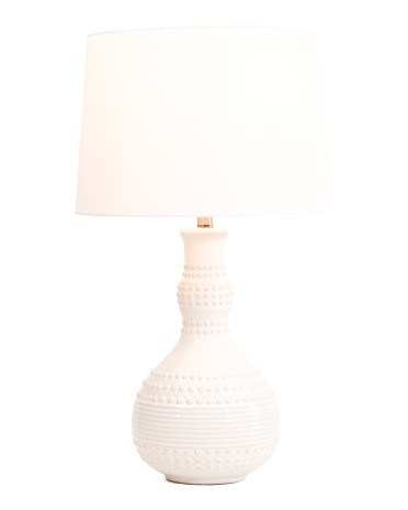 28in Droplet Ceramic Table Lamp | TJ Maxx