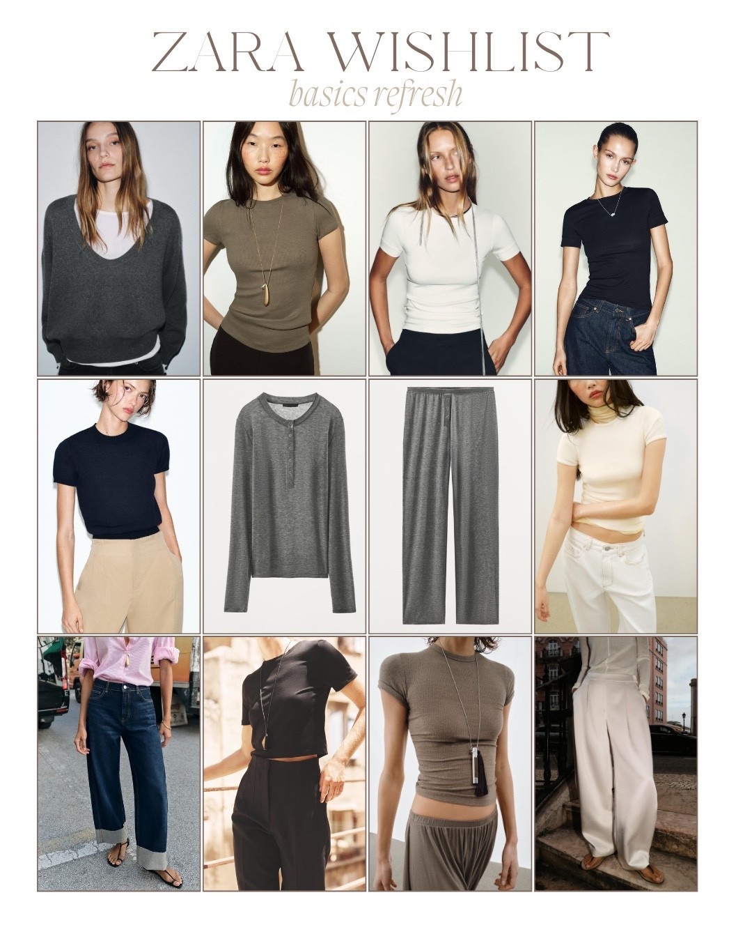 Current Zara Wishlist: Basics refresh


#LTKPetite #LTKootd #LTKU