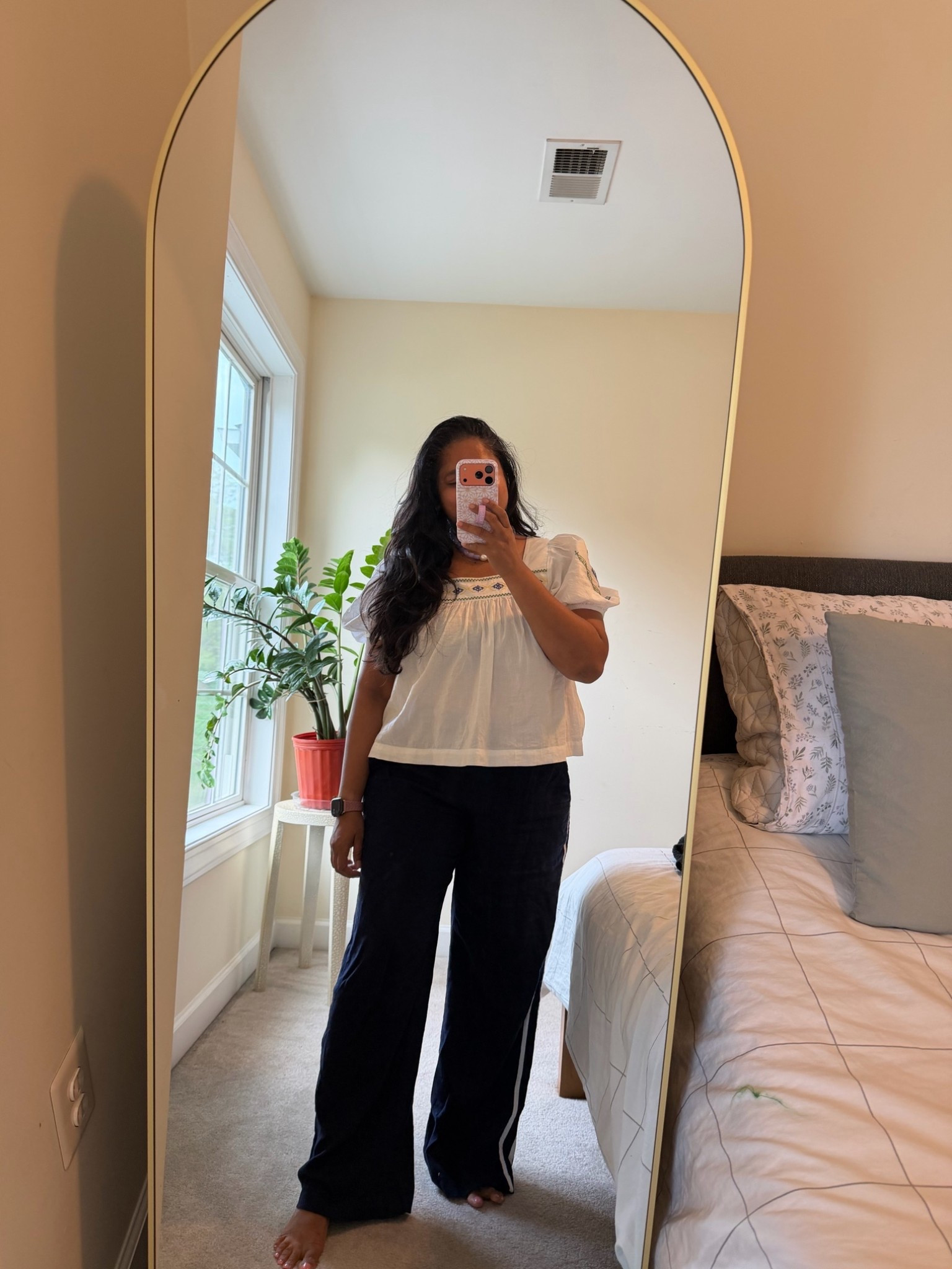 Comfy and adorable linen pants . These are mix of rayon and linen so don’t wrinkle or shrink that bad
@gapfactory linen pants in size S (they fit generous)
@loft top in size M

Moms style

#LTKSeasonal #LTKmomlife #LTKWorkwear