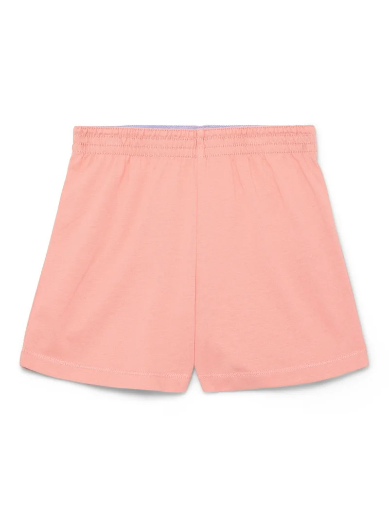 Wonder Nation Girls Kid Tough Knit Shorts, Sizes 4-18 & Plus | Walmart (US)
