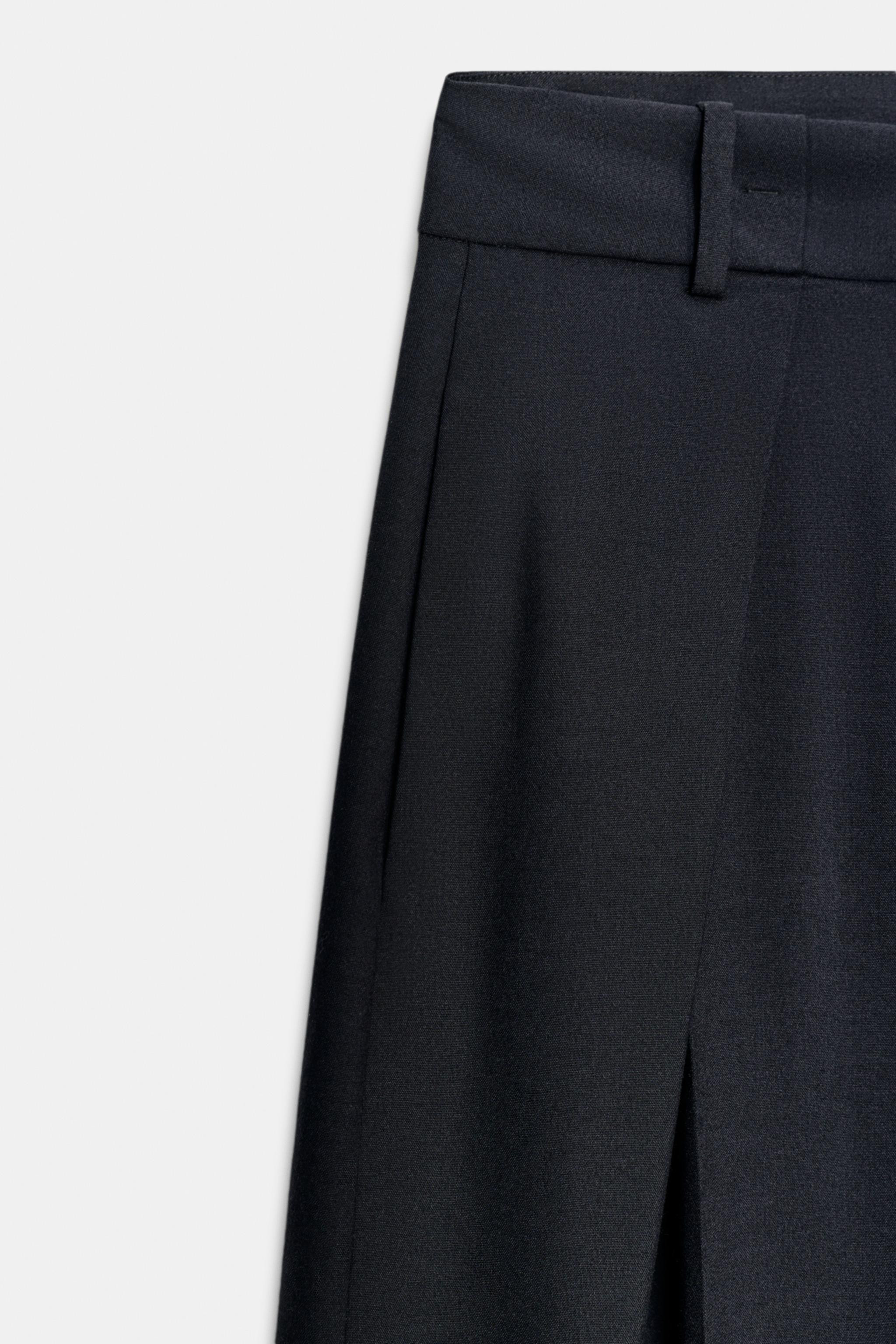 ZW COLLECTION WIDE-LEG TROUSERS WITH DARTS | Zara UK
