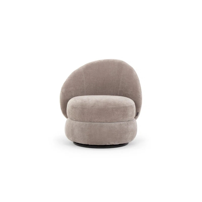 Bennie Upholstered Swivel Barrel Chair | Wayfair North America