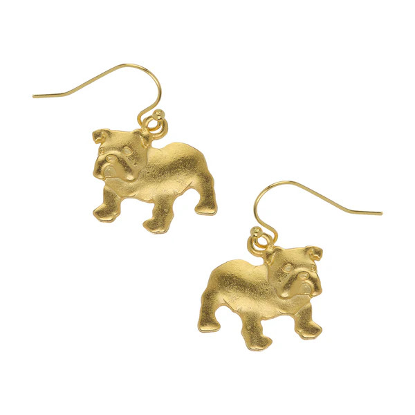 Mini Bulldog Drop Earrings | Susan Shaw