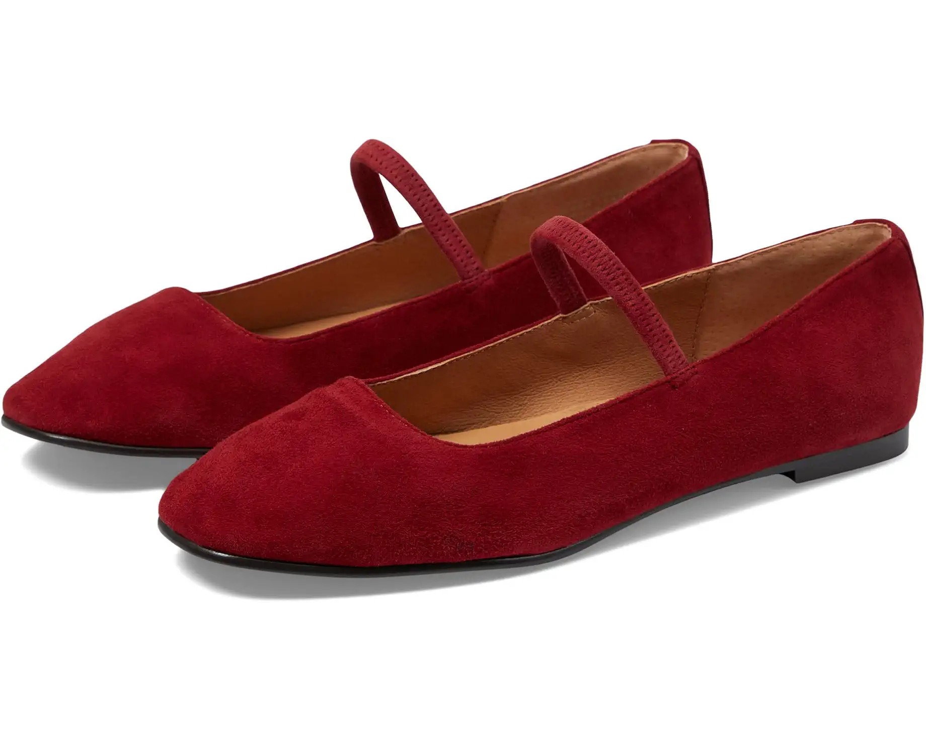 Women's Madewell The Greta Ballet Flat In Suede | Zappos