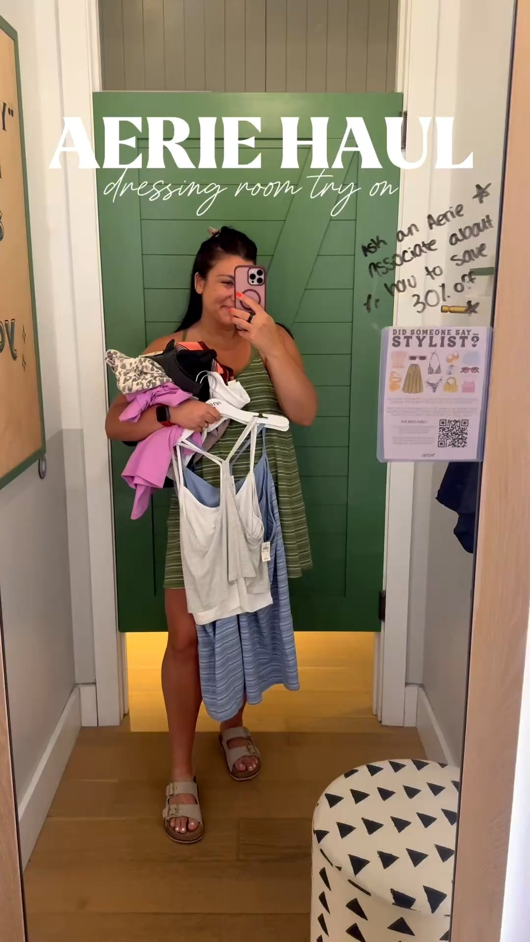 AERIE HAUL!
Size medium in shorts & tanks
Large in dresses!

#LTKvlog #LTKMidsize #LTKSaleAlert