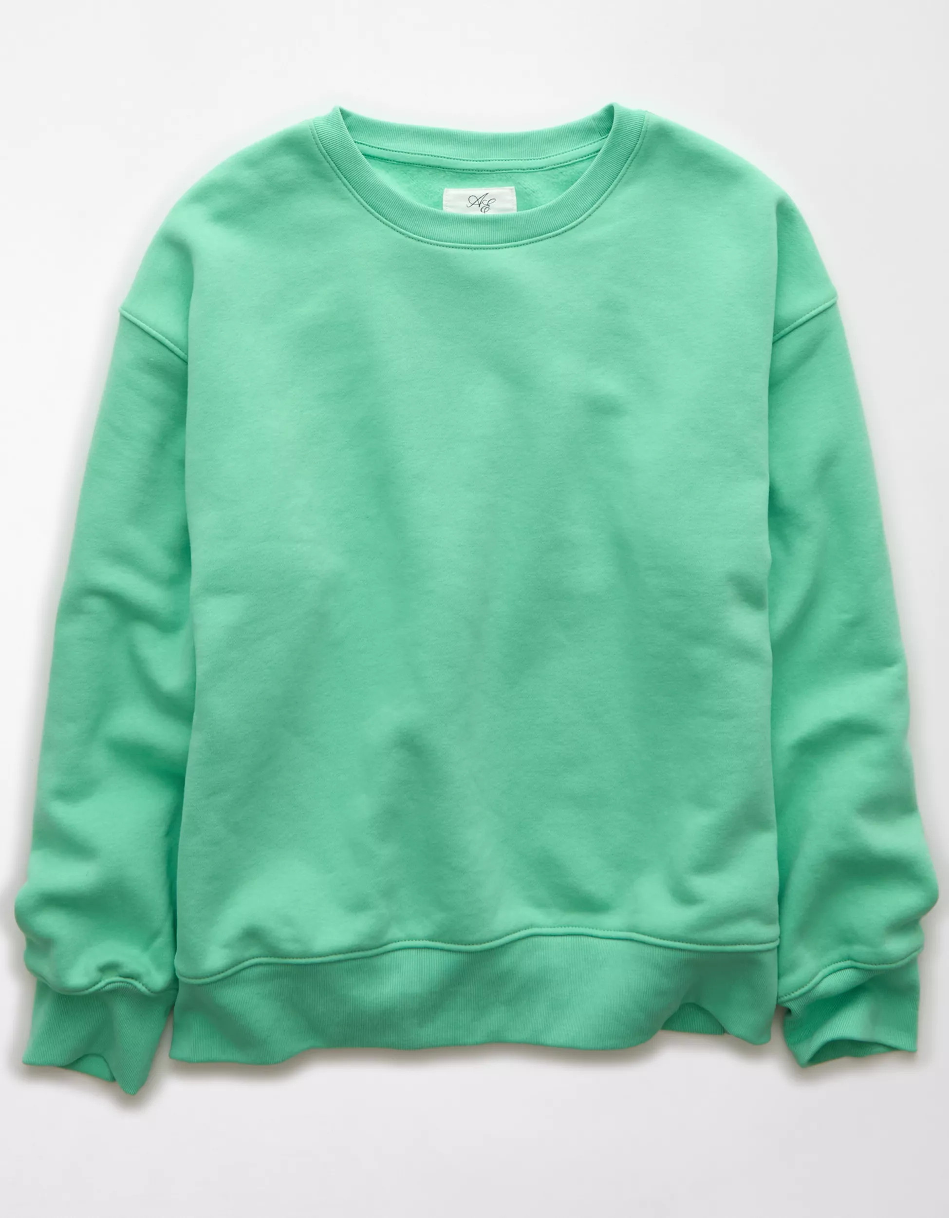 AE Everyday Luxe Crew Neck Sweatshirt | American Eagle Outfitters (US & CA)