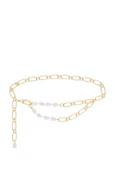 petit moments Mila Chain Belt in Gold from Revolve.com | Revolve Clothing (Global)