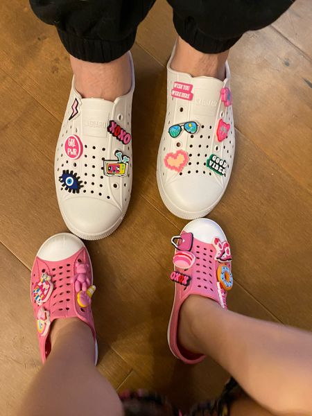 How cute are these matching summer beach shoes for mama and kids? Mommy and me outfits galore with these! They’re VERY comfy - if between sizes, go up 1/2 a size. The adult water sneakers are mules and easy to slide on and off. Have some fun adding jibbitz like with your crocs (only cuter?!) 

Family style, beach style, water shoes, mommy and me outfit, matching shoes, croc style, shoe charms, amazon find 

#LTKshoecrush #LTKkids #LTKfindsunder50