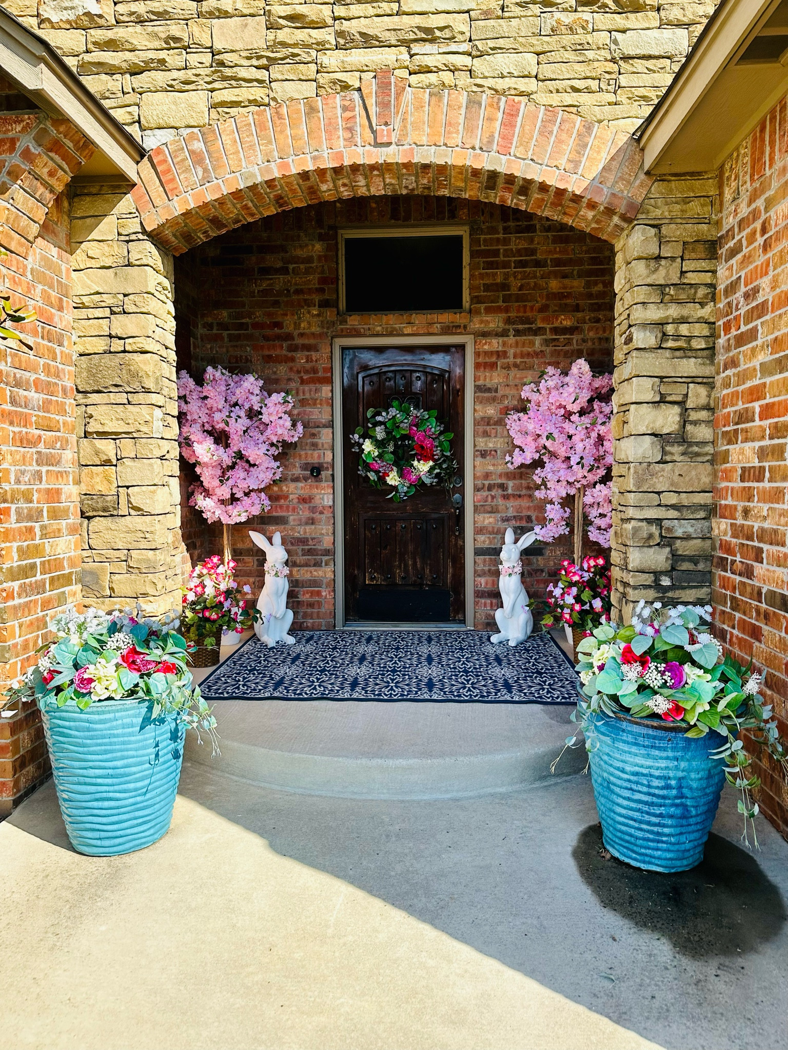 Spring has sprung!! 💐 This time of year makes me the happiest!! The cherry blossom trees are from TJ Maxx in store  

#LTKSeasonal #LTKHome