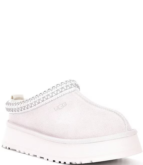 Tazz Suede Platform Clog Slippers | Dillard's