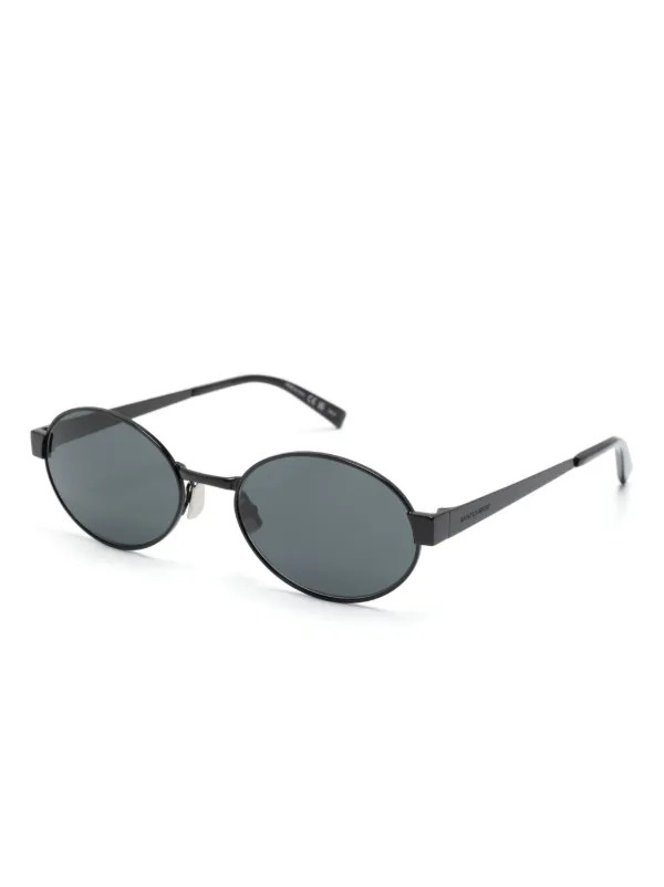 Saint Laurent Eyewear SL692 oval-frame Sunglasses | Black | FARFETCH | Farfetch Global
