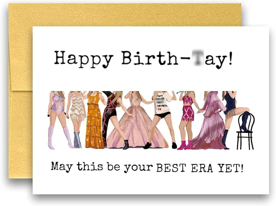 Funny Birthday Card Styles- Singer Era Birthtay Foldable Style - Great Sweet Birthday Gifts for W... | Amazon (US)