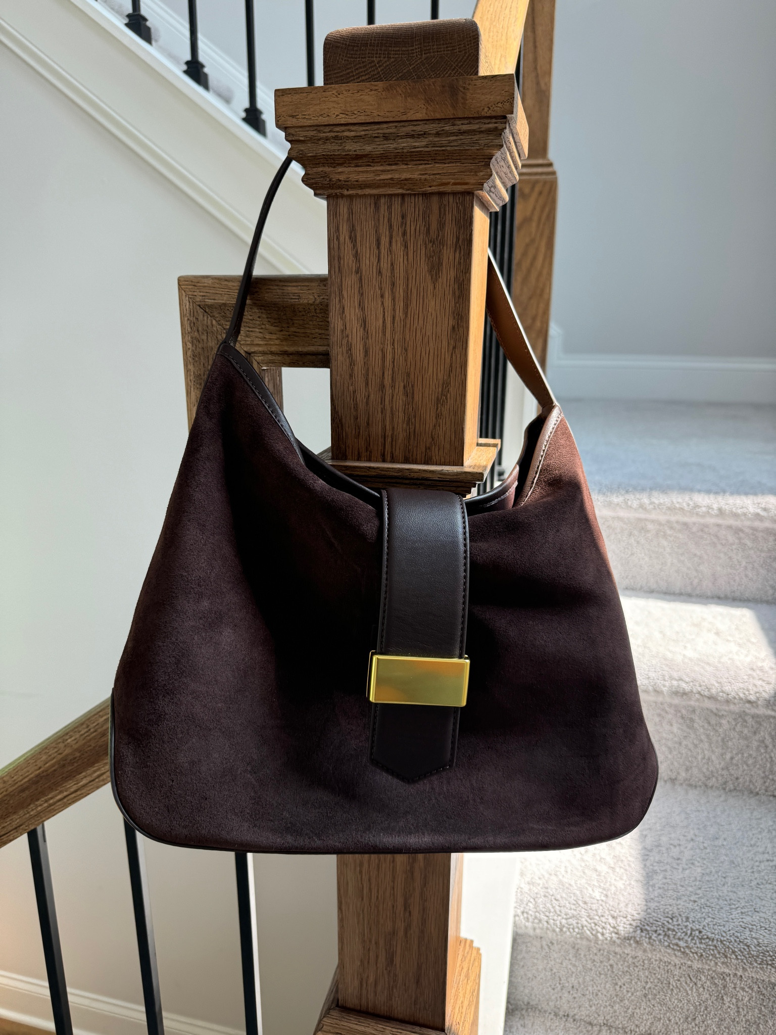 ★YEOMIM★ beaker bag suede brown yeo-300 2nd restock] Plump bag (suede brown) - YEOMIM
