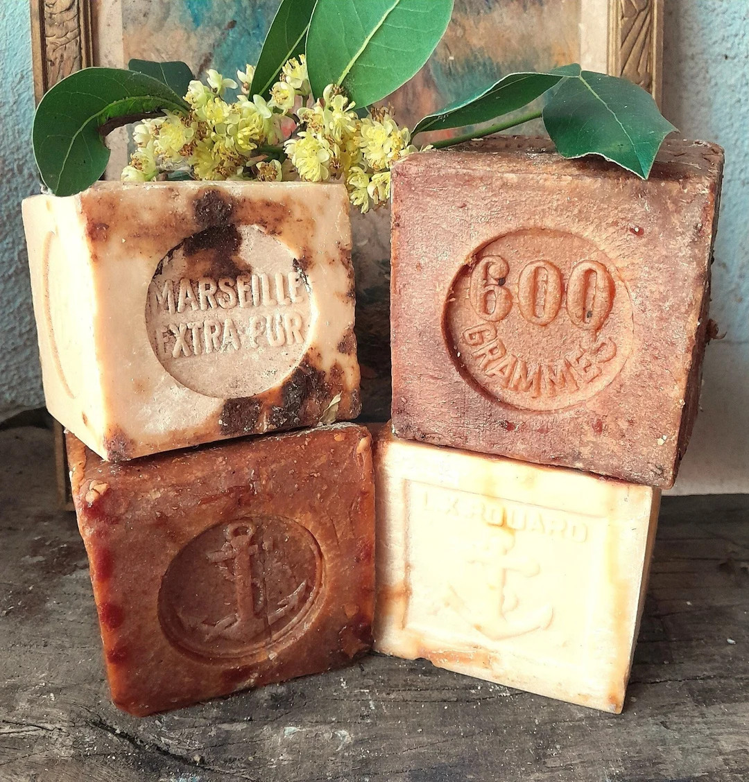 Antique French Marseille Soap Cube: 1940s Patina, Home Decor | Etsy (US)
